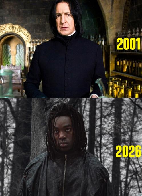 piton harry potter serie tv