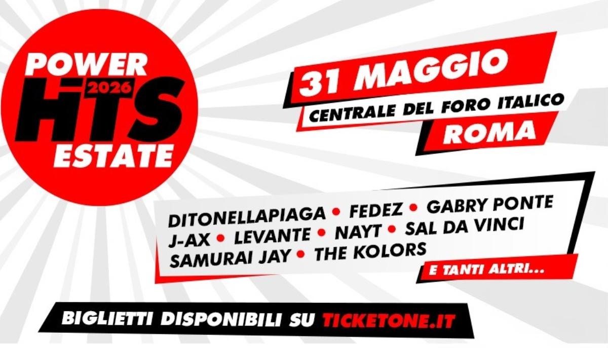 RTL Power Hits Estate 2026: ecco chi sono i primi 9 big del concertone romano
