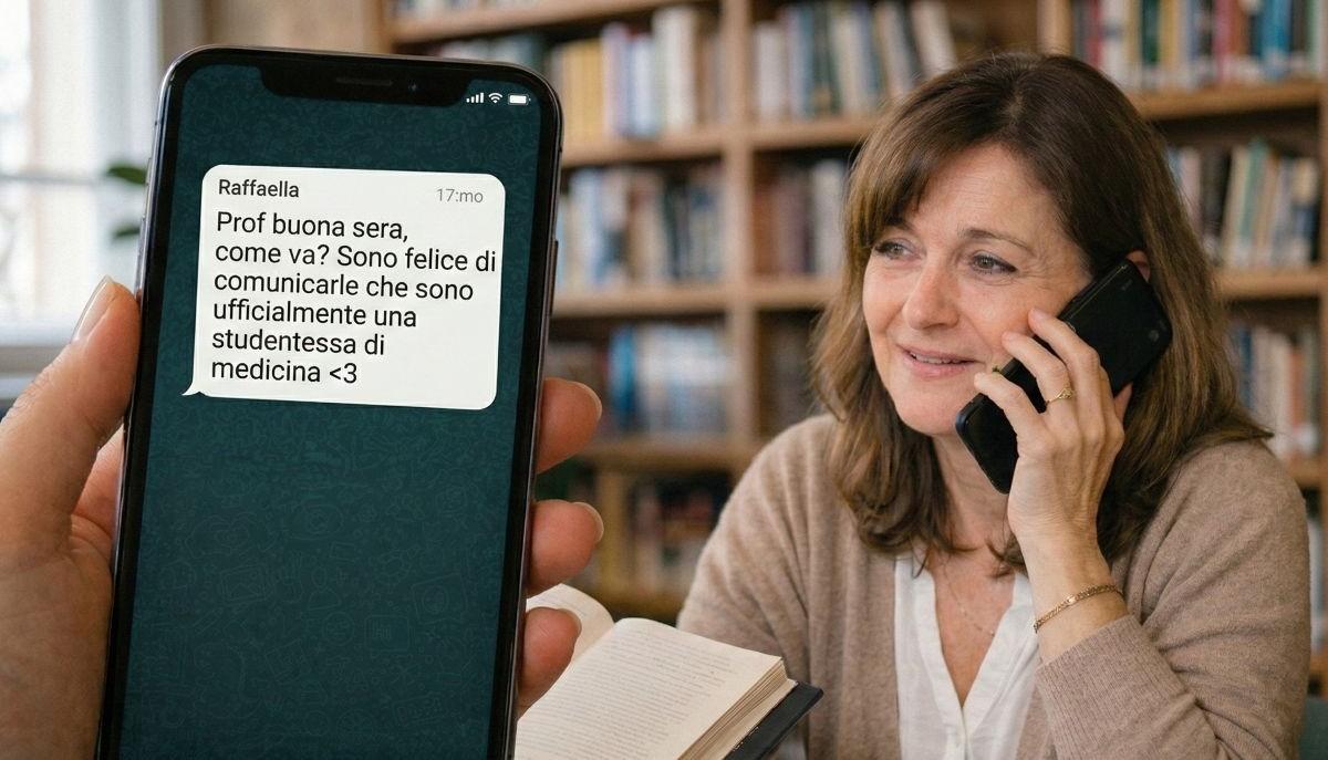 Studentessa entra a Medicina e lo dice alla prof: l'audio di risposta è da 10 e lode