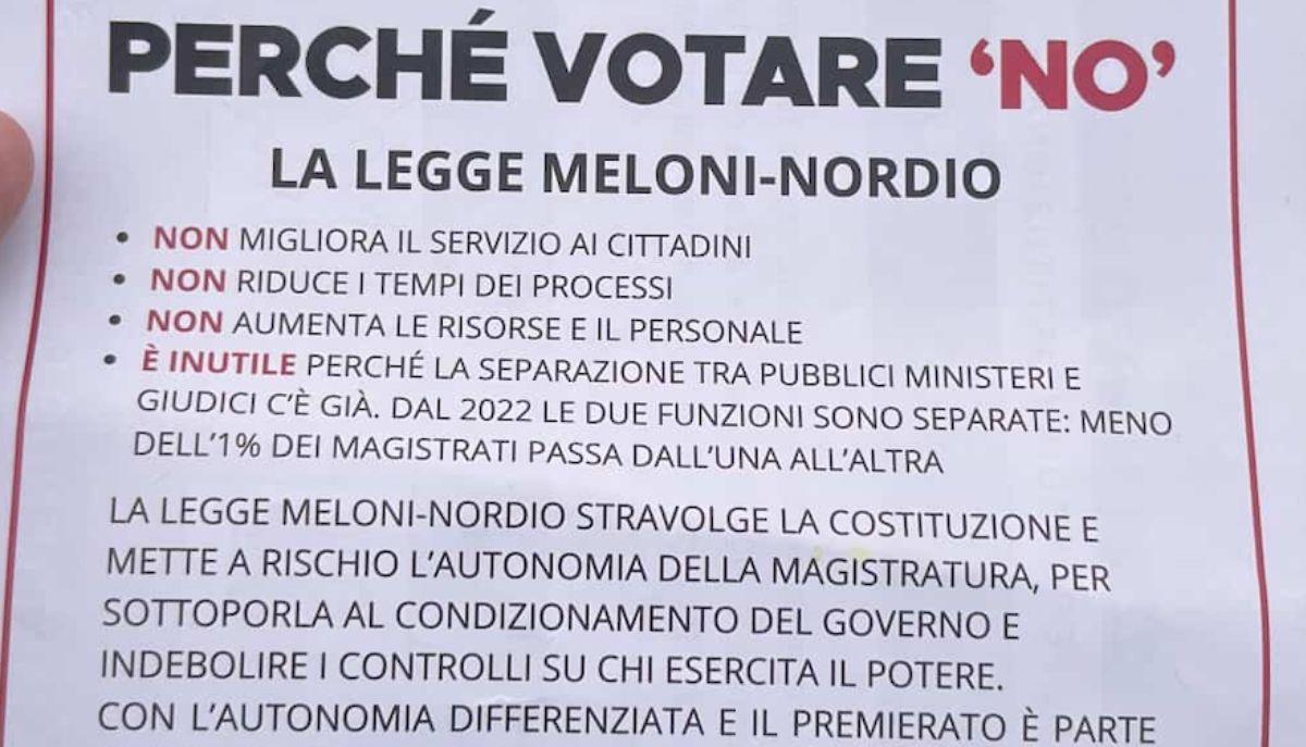 Referendum, prof portano a scuola volantini e fanno propaganda