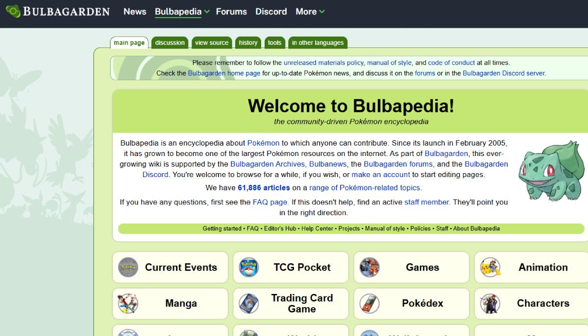 Altro che Professor Oak: il segreto dei pro per conoscere tutto sui Pokémon si chiama Bulbapedia