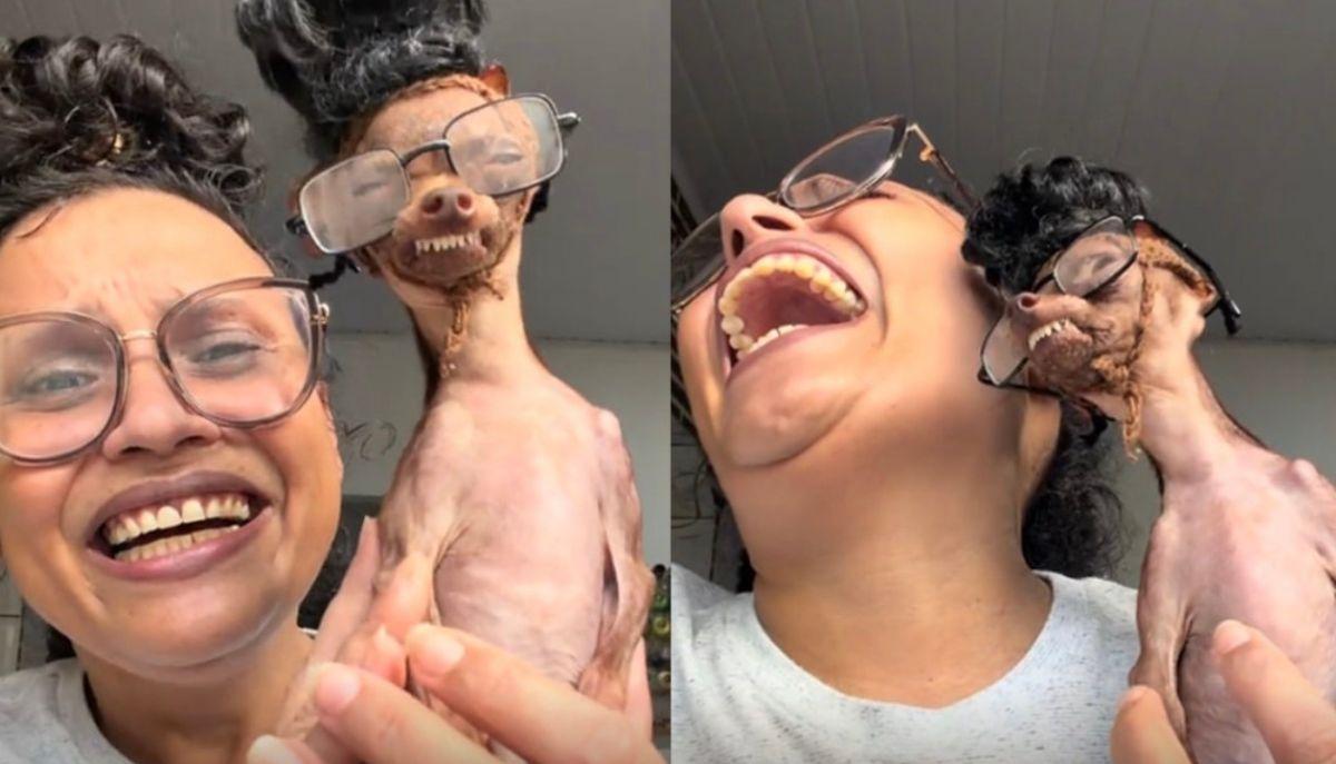 "Siamo la stessa persona": trasforma il cane nel suo sosia e il video diventa virale