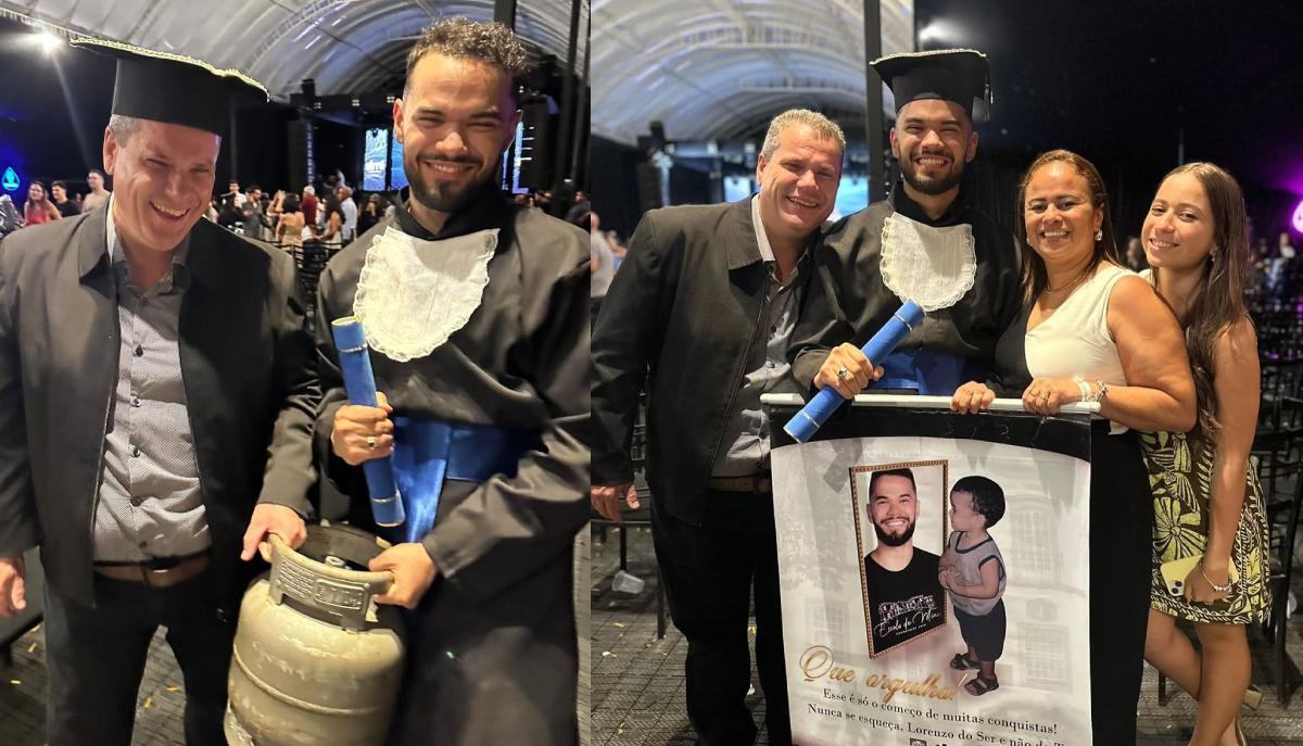 Si laurea in Ingegneria e sale sul palco con una bombola del gas: il motivo dietro il gesto che ha commosso tutti