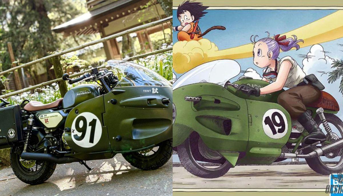 Un fan di Dragon Ball ha ricreato la motocicletta di Bulma nella vita reale