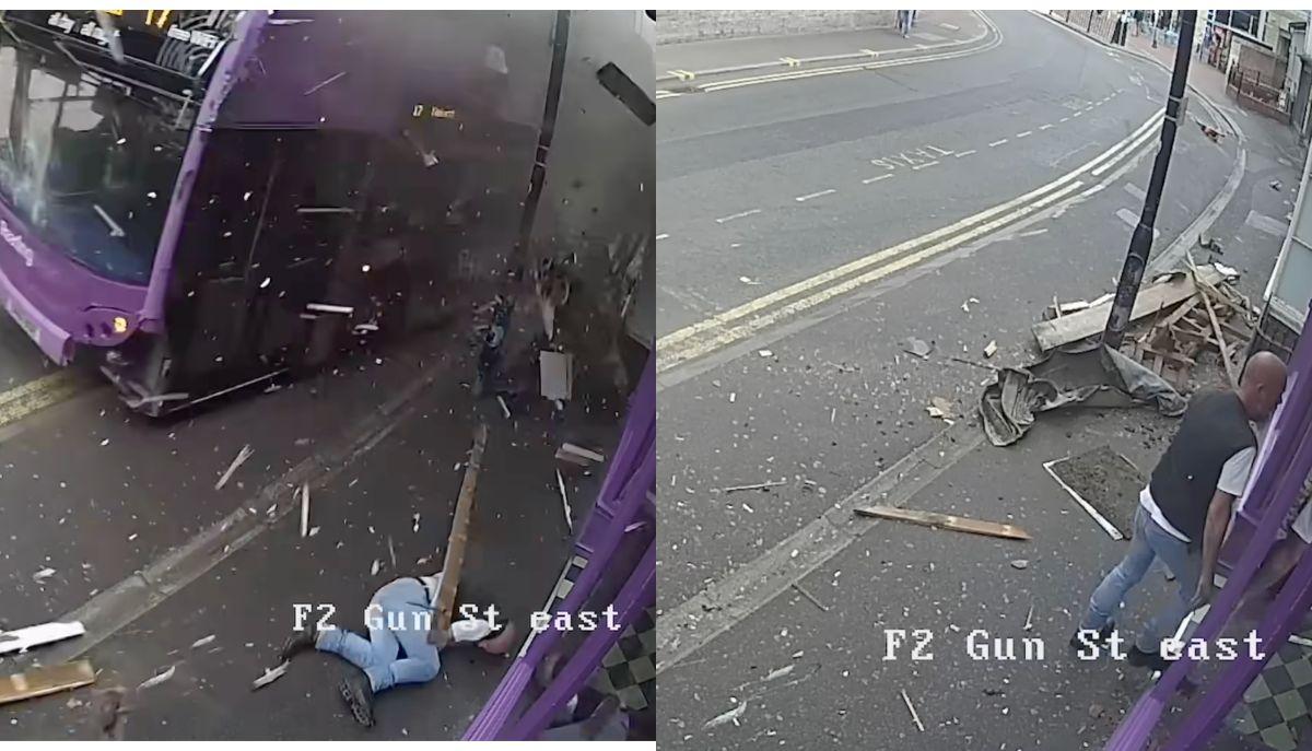 Travolto da un bus a due piani, si rialza e va al pub: l'incredibile caso Simon Smith