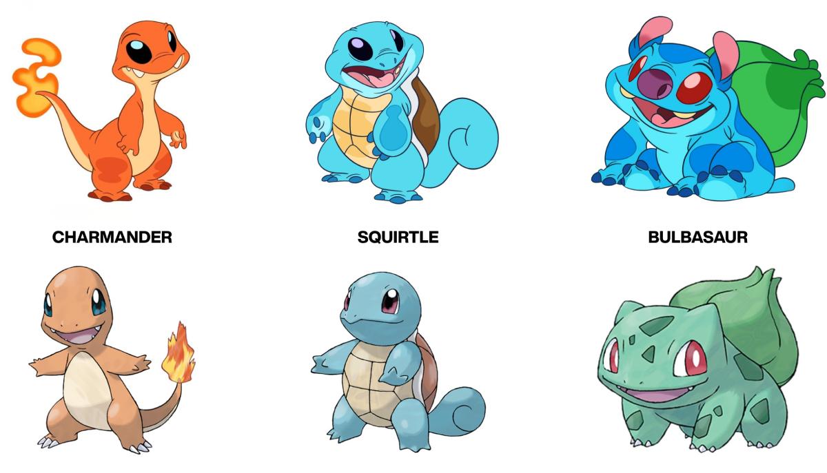 Pokémon come personaggi di Lilo & Stitch: il mash-up che stavamo aspettando
