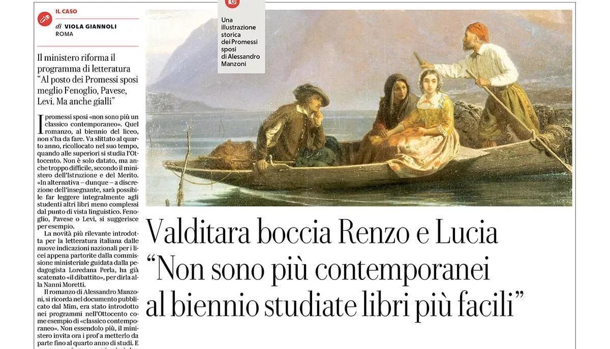 valditara manzoni repubblica