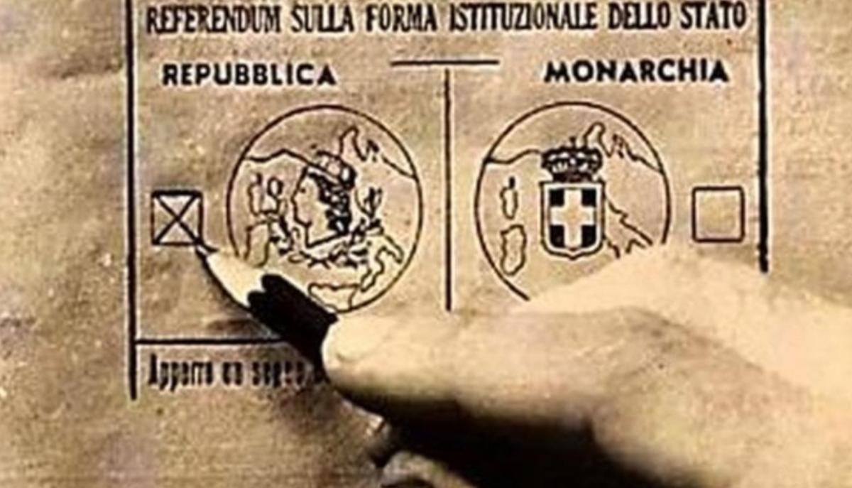 scheda voto referendum 1946