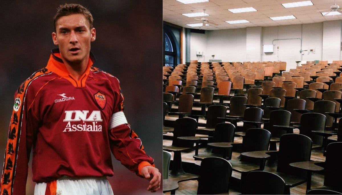 Totti sale in cattedra all’università, l'orgoglio per la figlia Chanel: "Una forza che non sapevo avesse"