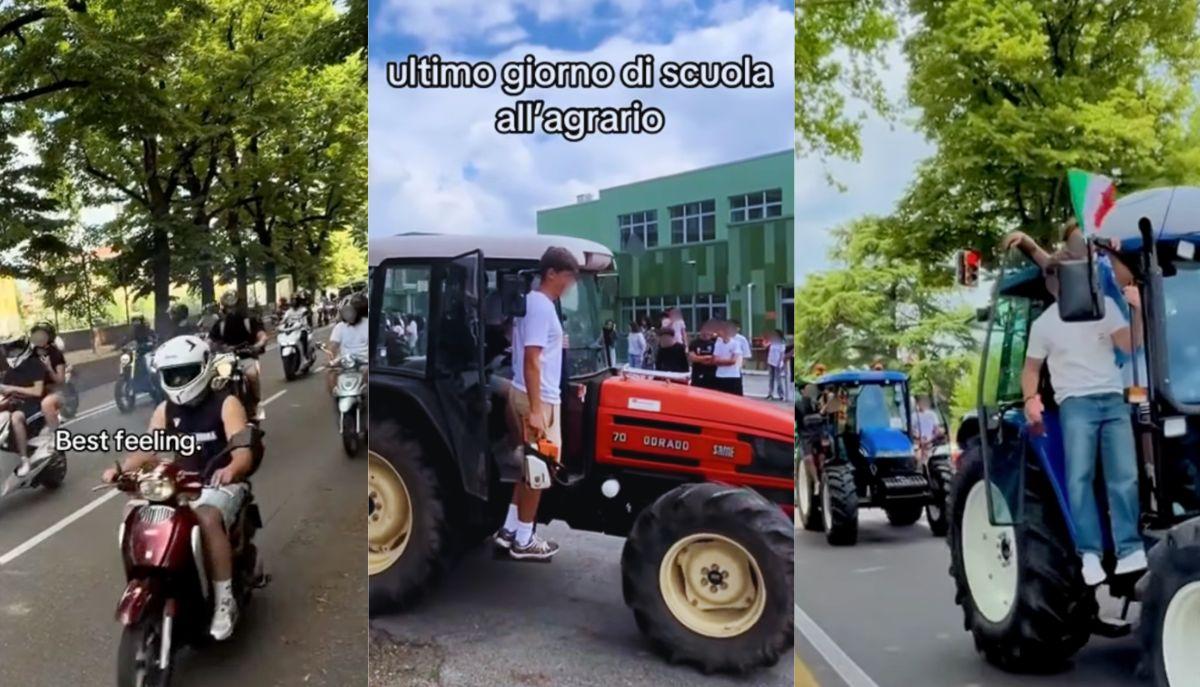 Ultimo giorno di scuola in trattore: i vantaggi di fare l'agrario