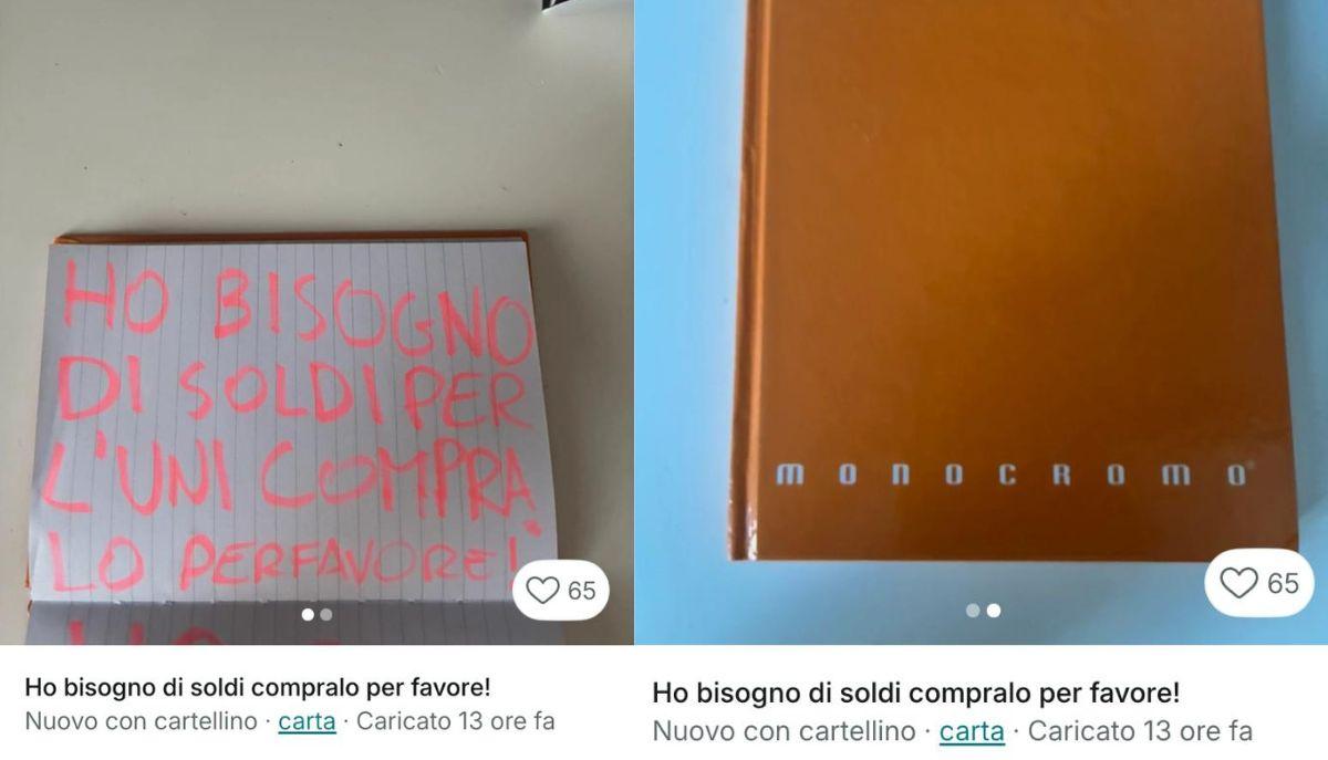 "Compralo, ho bisogno di soldi per l'uni": l'annuncio shock (ma geniale) di uno studente su Vinted