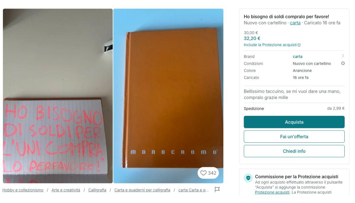 annuncio vinted