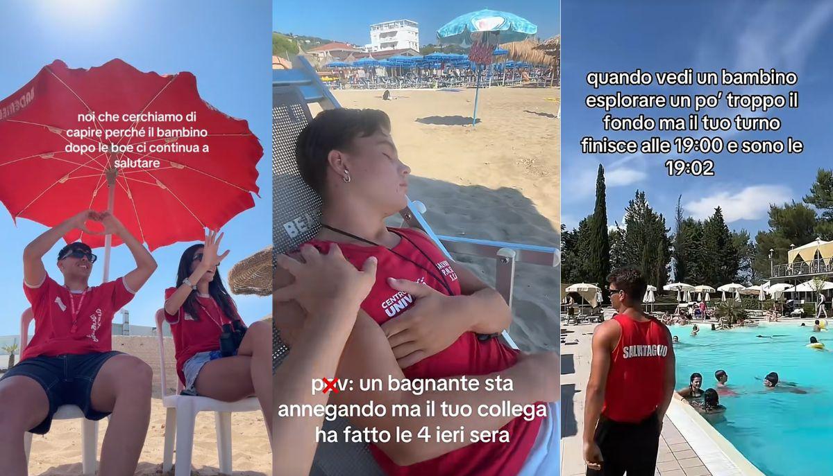 I bagnini conquistano TikTok: i migliori video ironici fatti fuori servizio da chi salva la stagione balneare