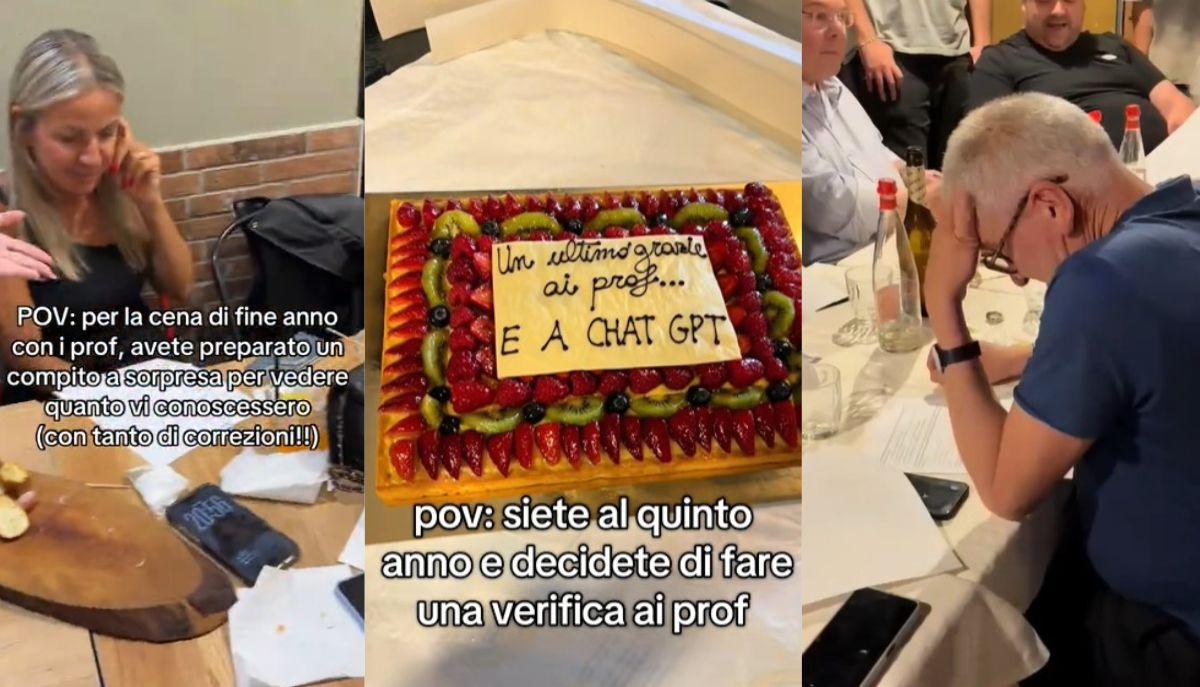 Cena di classe, la rivincita degli studenti: verifiche a sorpresa per i prof. È il nuovo trend TikTok