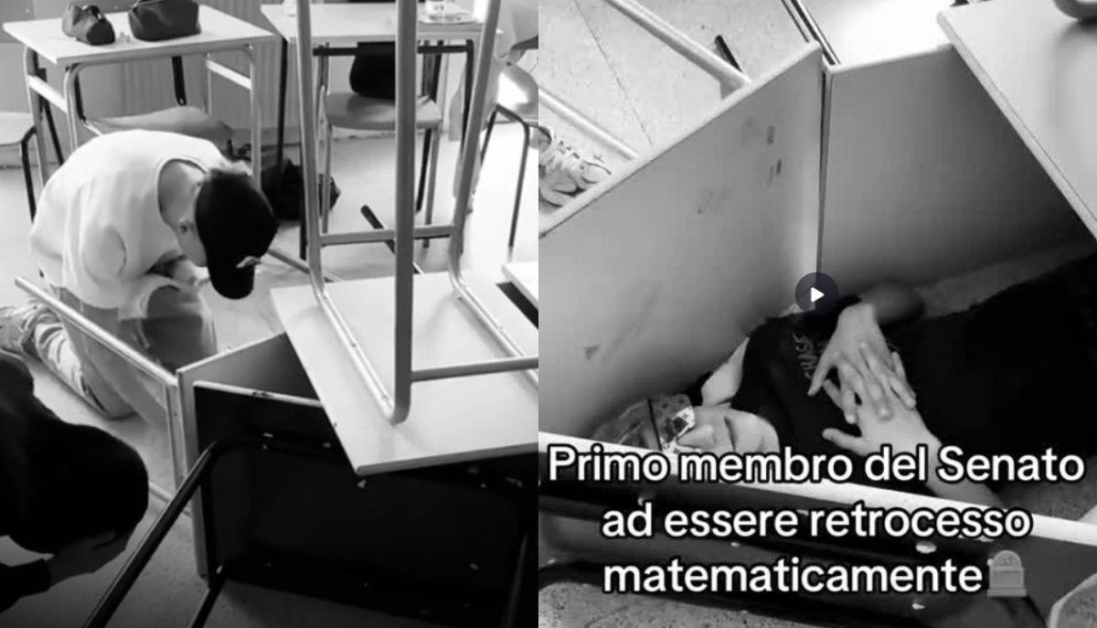 Funerali (fake) in classe ai “senatori” bocciati: il nuovo trend su TikTok