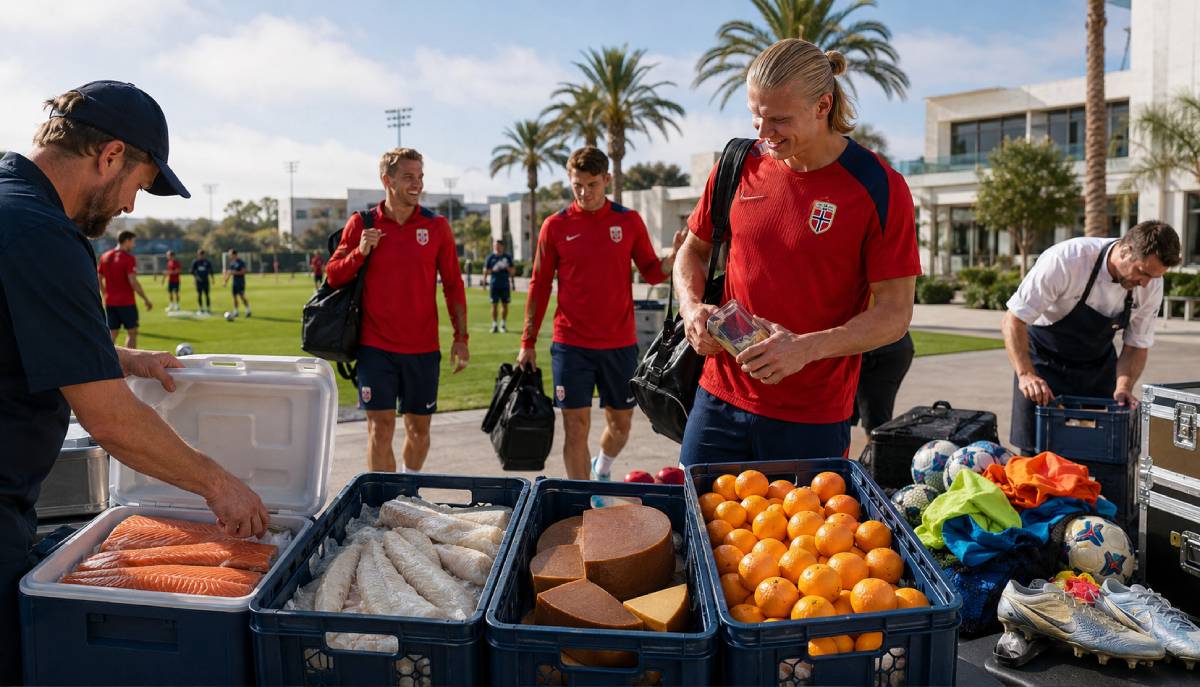 Mondiali 2026, la Norvegia si porta il cibo da casa: nel ritiro USA arrivano pesce, brunost e 6mila arance