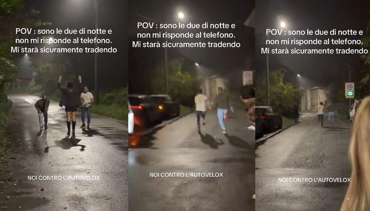 Pensi che il caldo ti dia alla testa? Aspetta di vedere il gruppo di amici che sfida l'autovelox a piedi