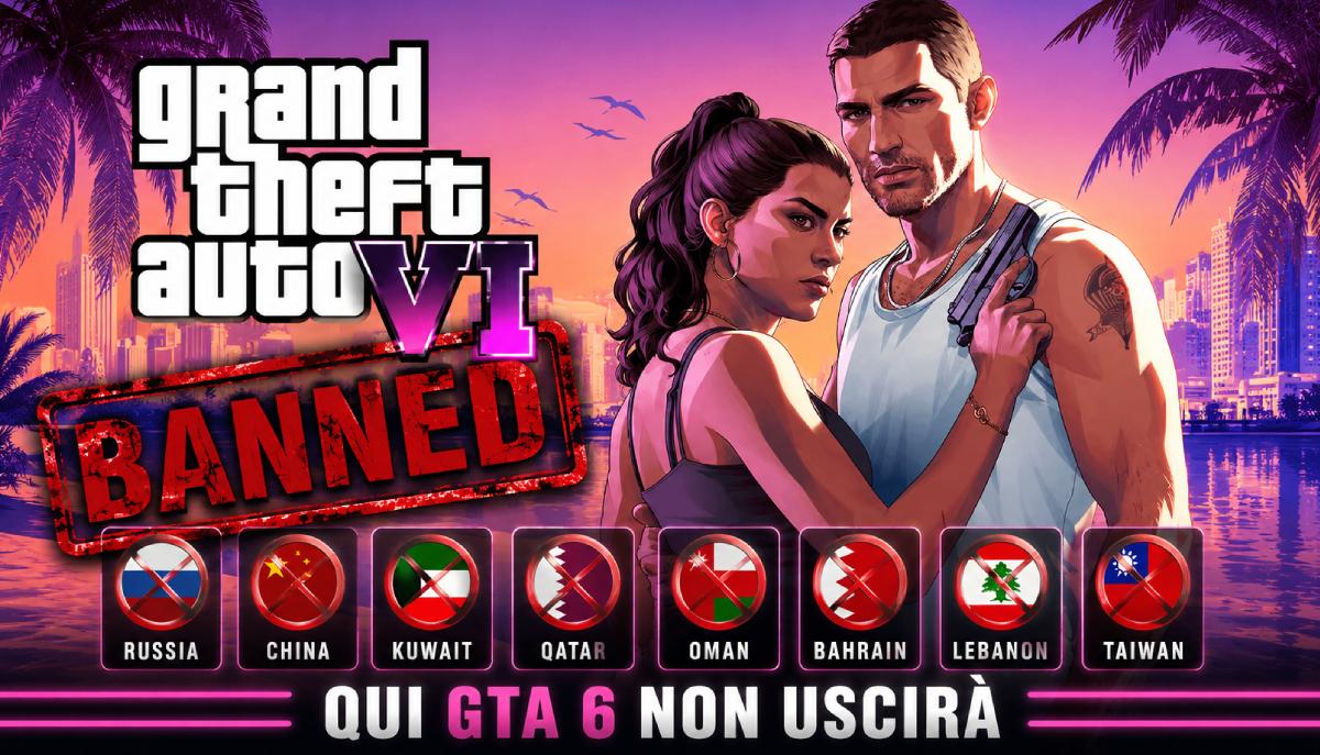 GTA 6 vietato in alcuni Paesi? Cosa sappiamo davvero sul presunto ban