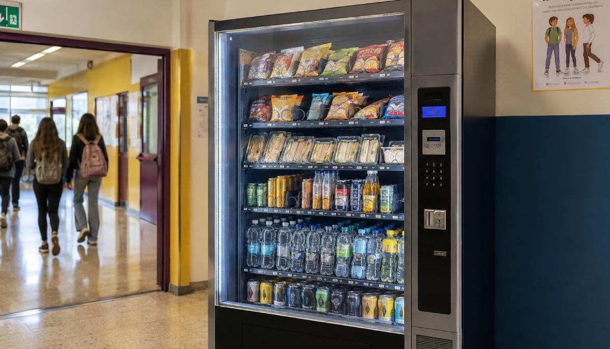 Studenti clonano la chiavetta del distributore a scuola: caffè e merendine gratis per 50 euro