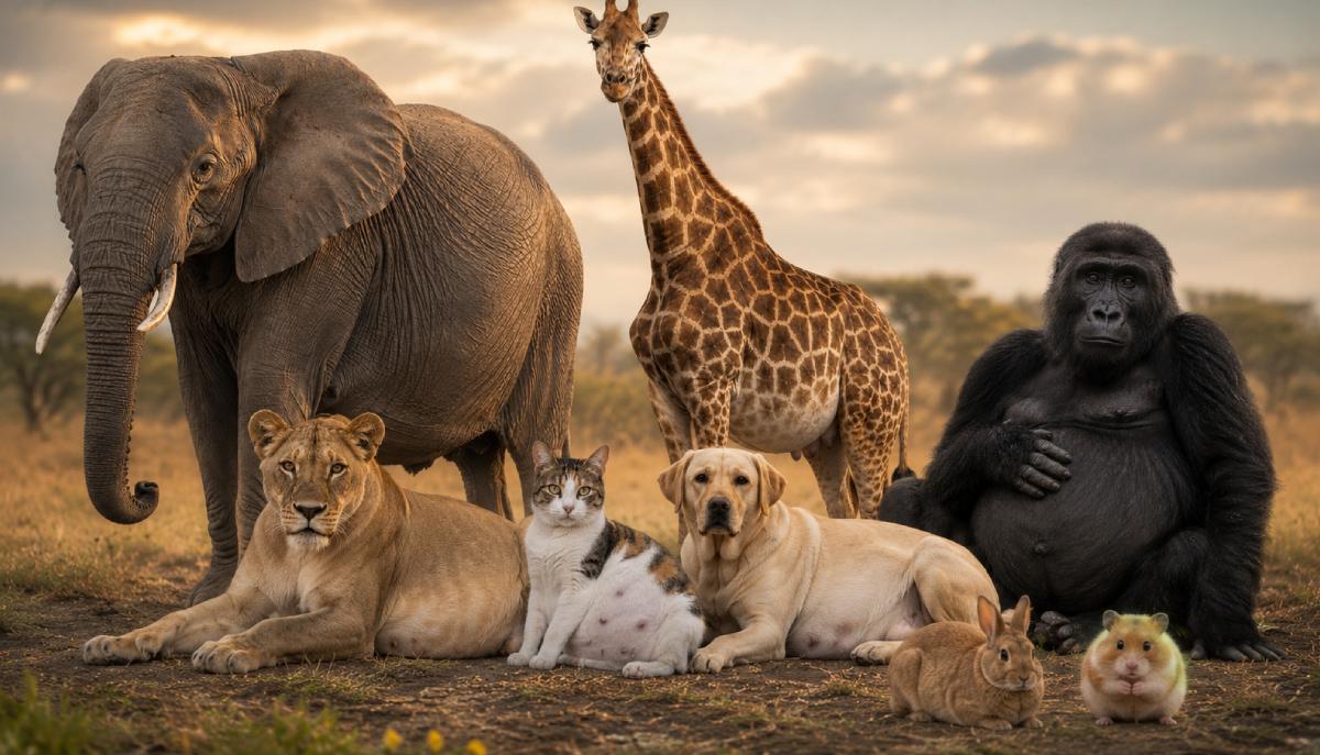 gestazione animali mammiferi