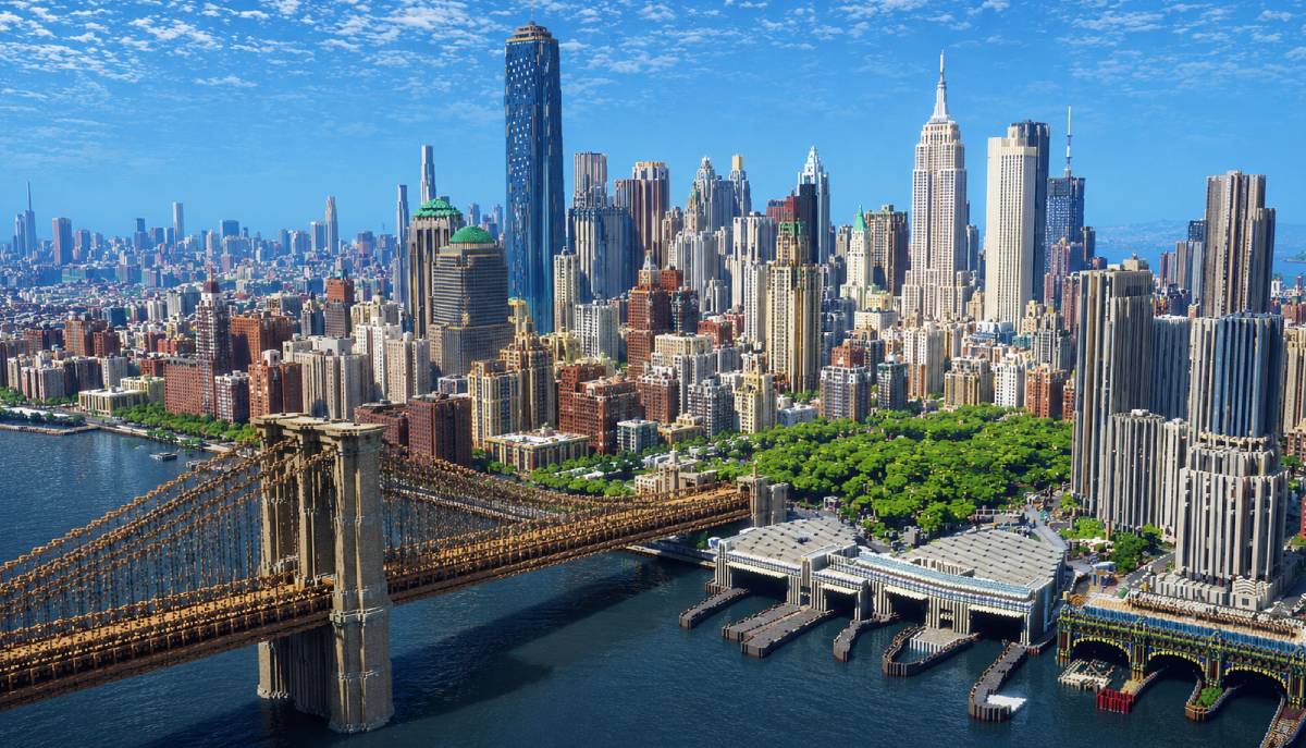 Un team sta ricostruendo tutta New York in scala 1:1 su Minecraft (e cerca nuovi builder)