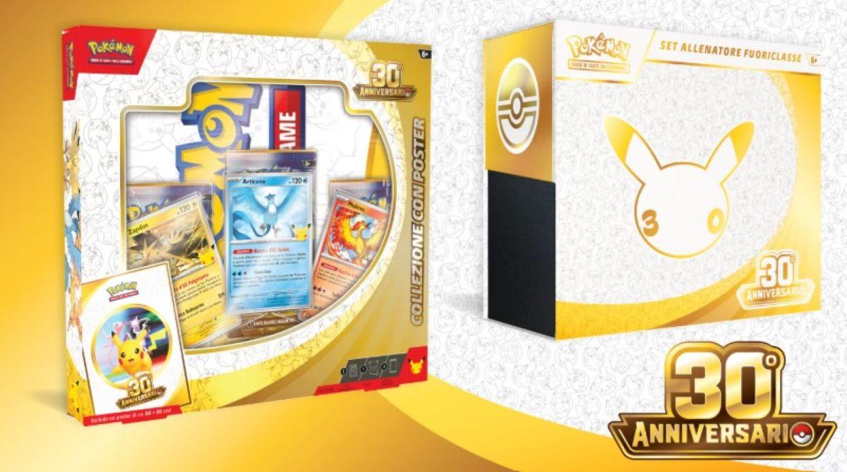 Pokémon 30° Anniversario, quando arrivano box e bustine nelle edicole italiane