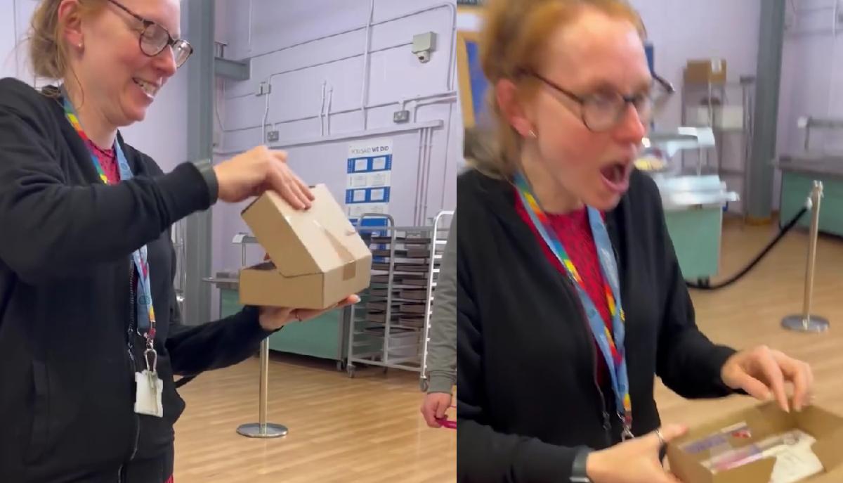 Prima dell’esame regalano alla prof un pezzo del Muro di Berlino: la sorpresa diventa virale