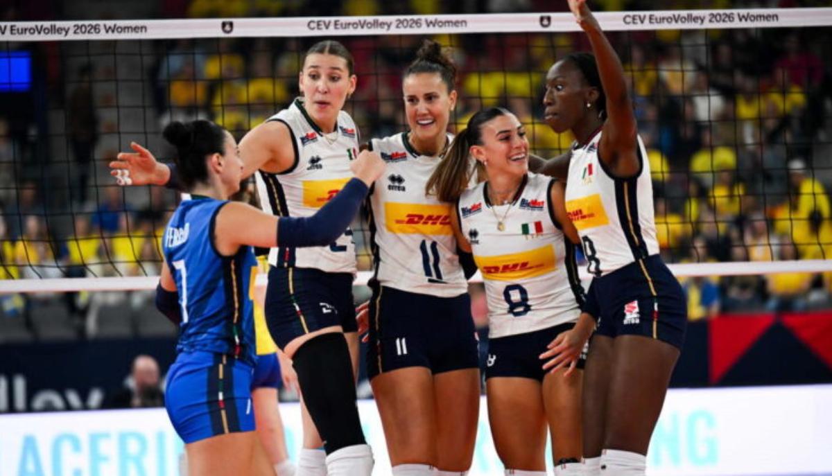 Quando gioca l’Italia femminile di volley? Prossima partita e calendario degli Europei 2026