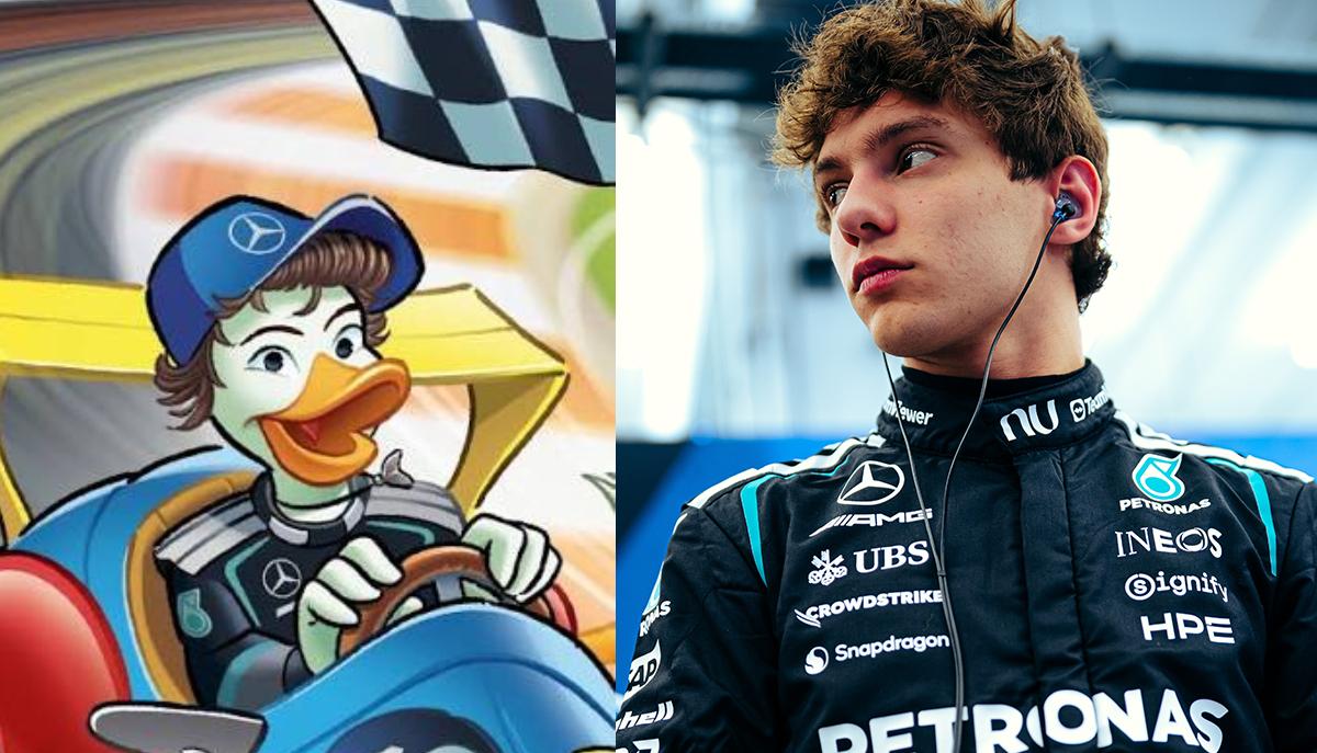 Kimi Antonelli diventa Kimi Paperelli: il pilota di F1 entra nel mondo di Topolino