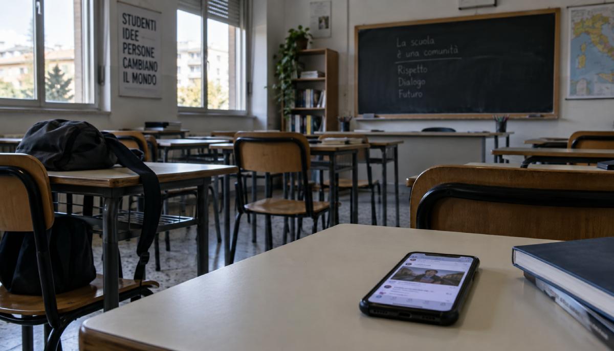 aula scuola smartphone tiktok