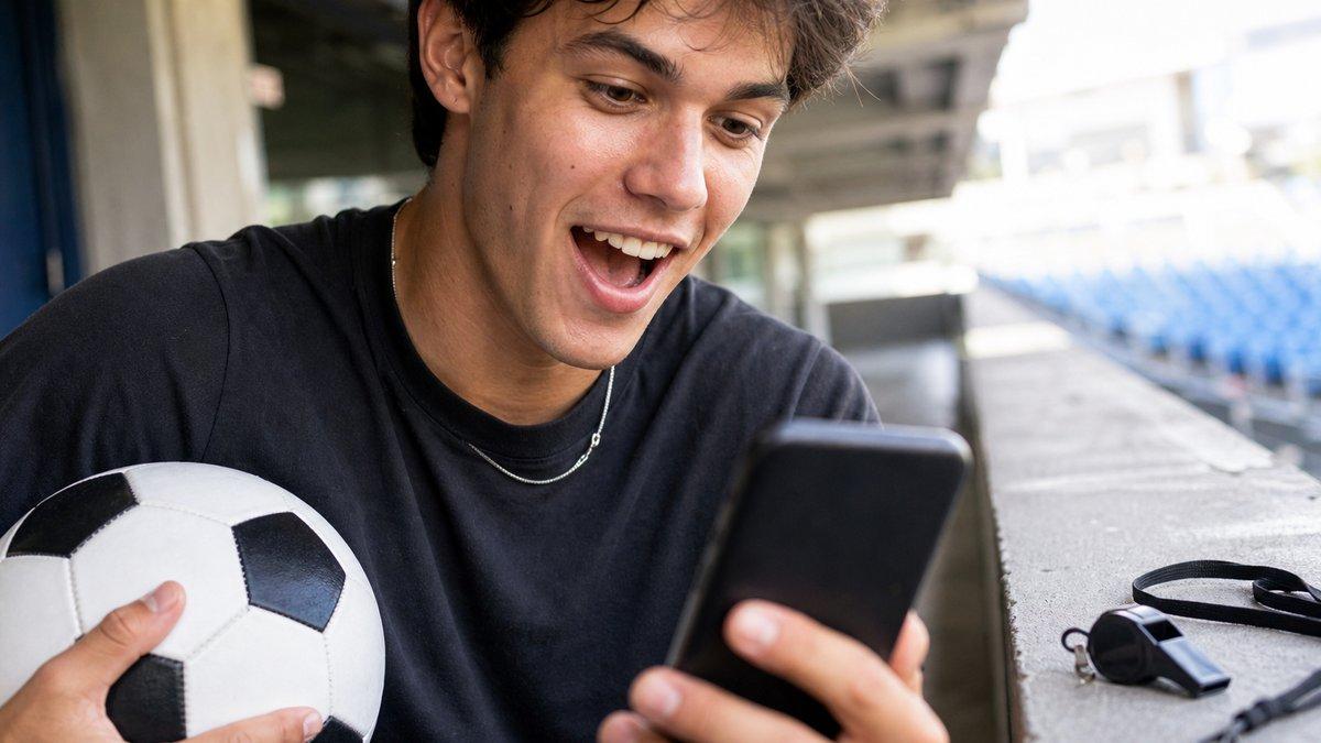 Giovane tifoso sorpreso con pallone e telefono per le partite di Serie A
