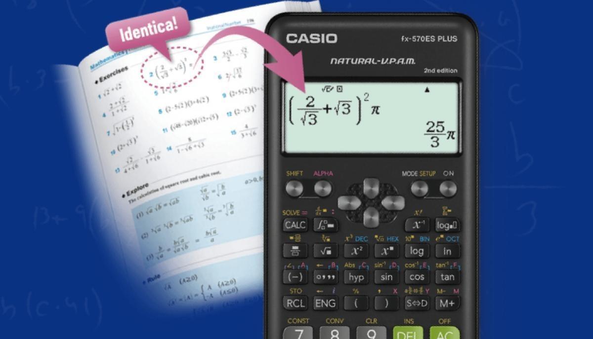 display naturale calcolatrici casio