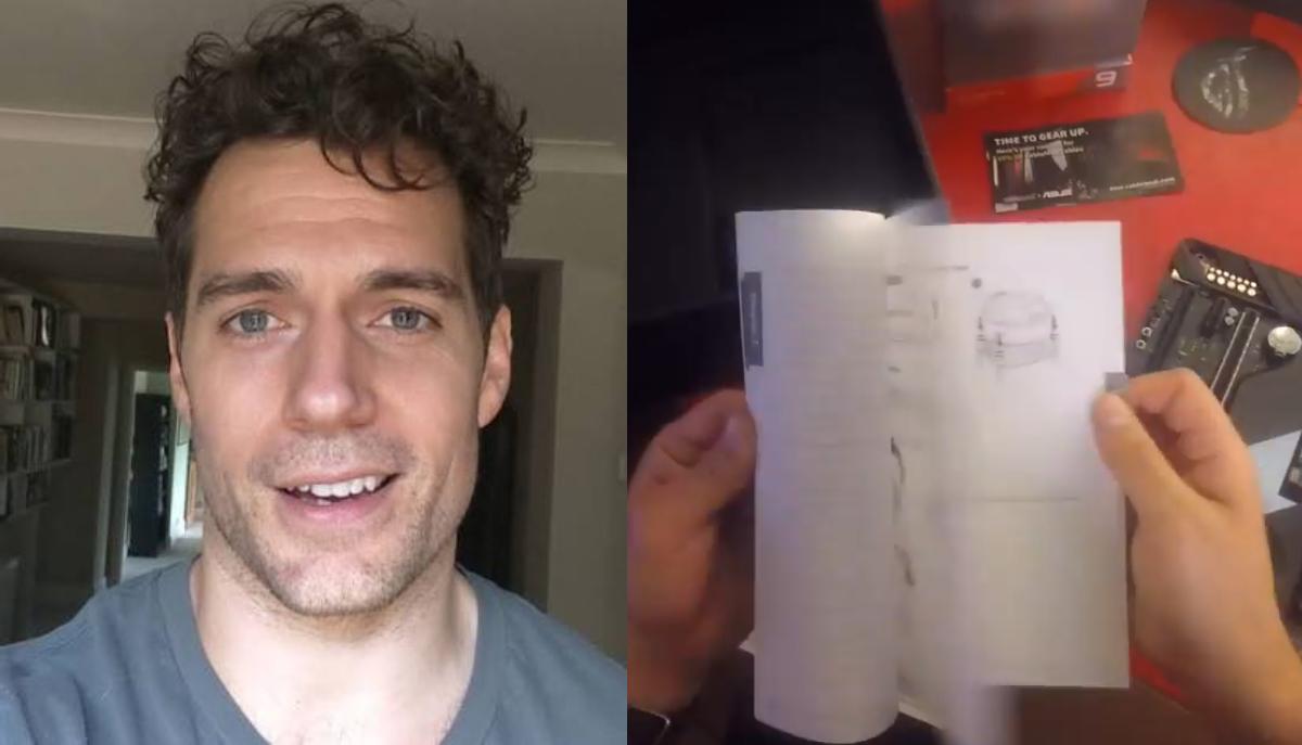 Nemmeno Superman può nulla contro le istruzioni: Henry Cavill assembla un PC da gaming (con scarsi risultati)