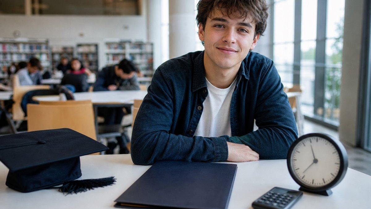 Studente universitario lavoratore