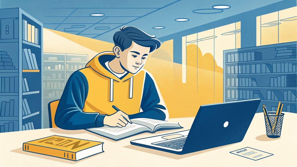 Studente universitario ripassa biologia e chimica per il Test Professioni Sanitarie 2026