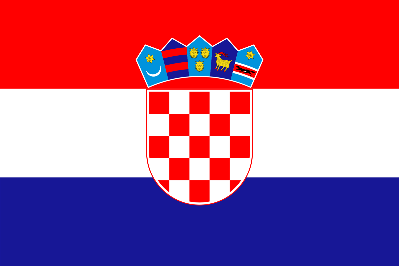 Bandiera della Croazia