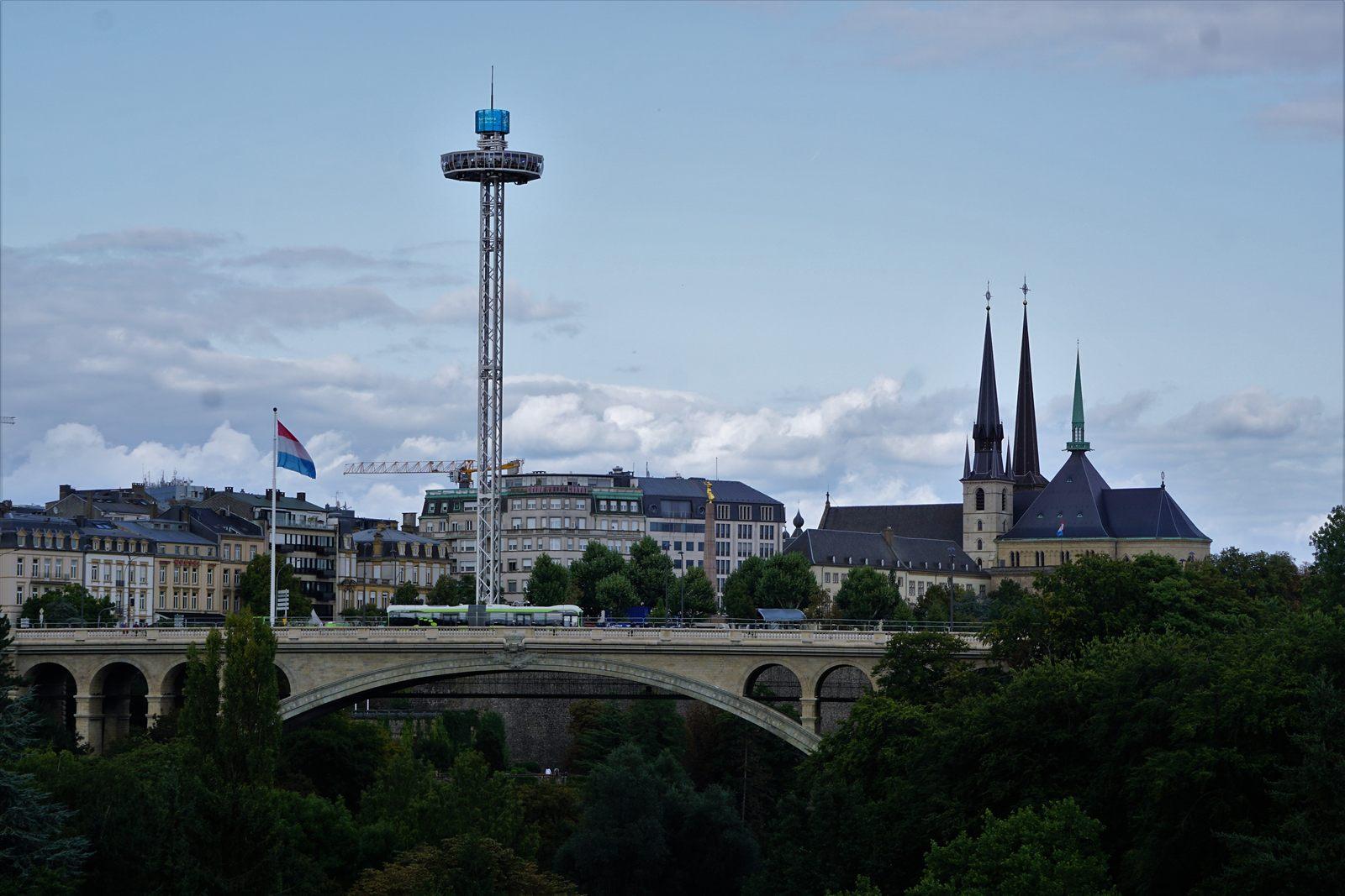 Citt&agrave; del Lussemburgo con il Pont Adolphe