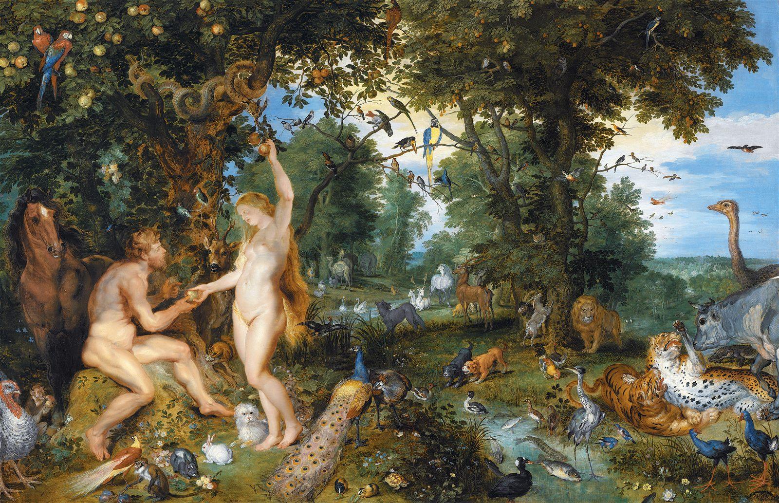 Il Paradiso terrestre con la cacciata di Adamo ed Eva, dipinto di Brueghel e Rubens legato al Paradiso perduto di Milton