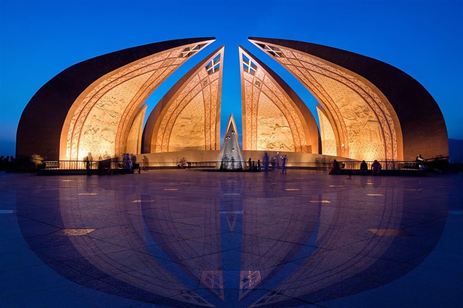 Pakistan Monument a Islamabad, simbolo nazionale del Pakistan