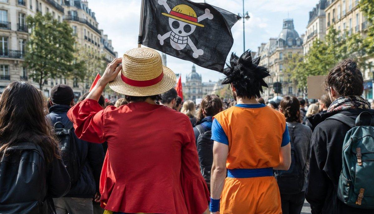 I fan giapponesi rifiutano l'uso degli anime nelle proteste francesi