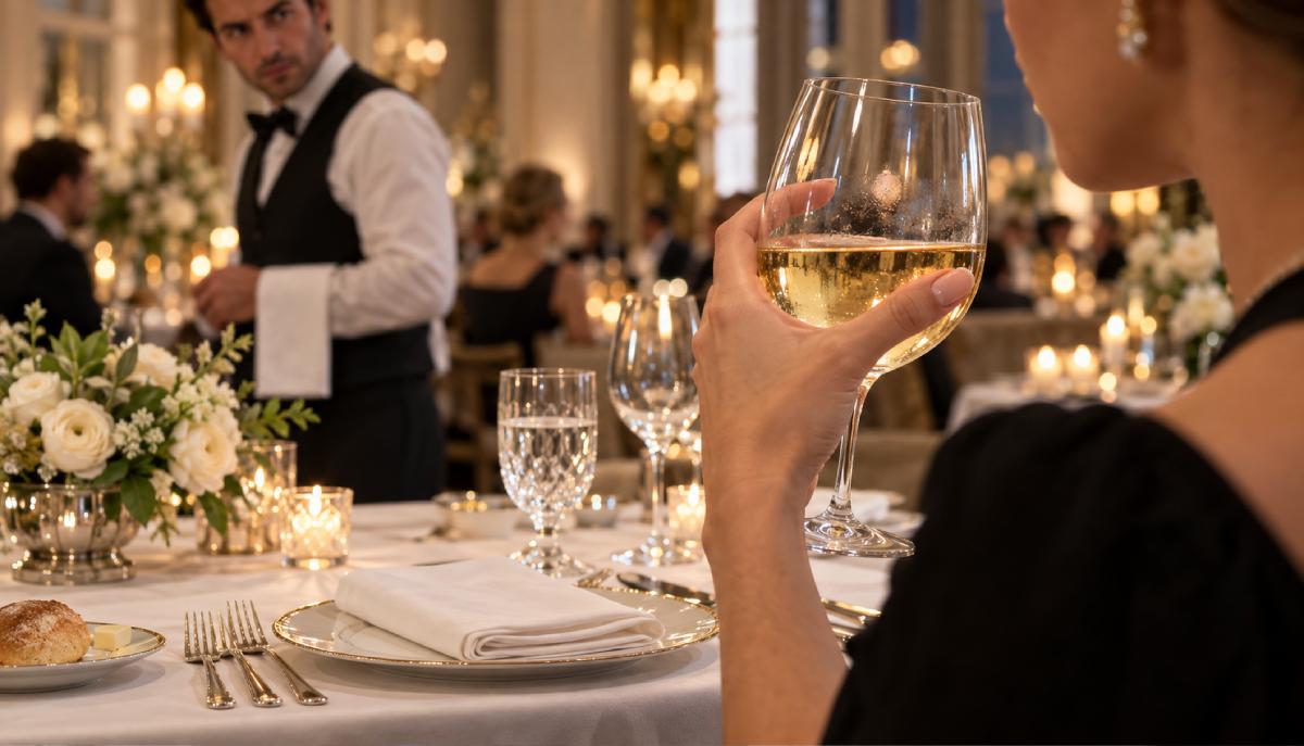 calice vino mano