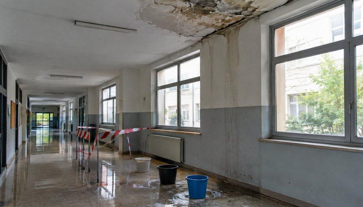 Una perdita dal tetto ferma le lezioni al Talete di Roma: si torna il 19 ottobre