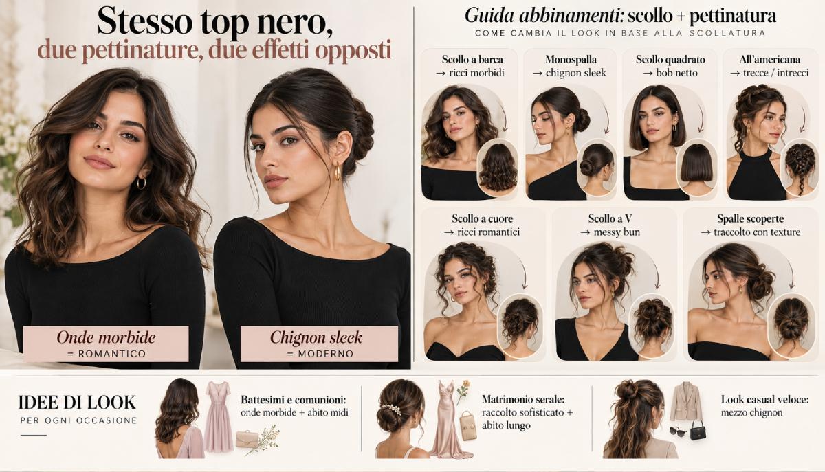 guida top stile acconciatura
