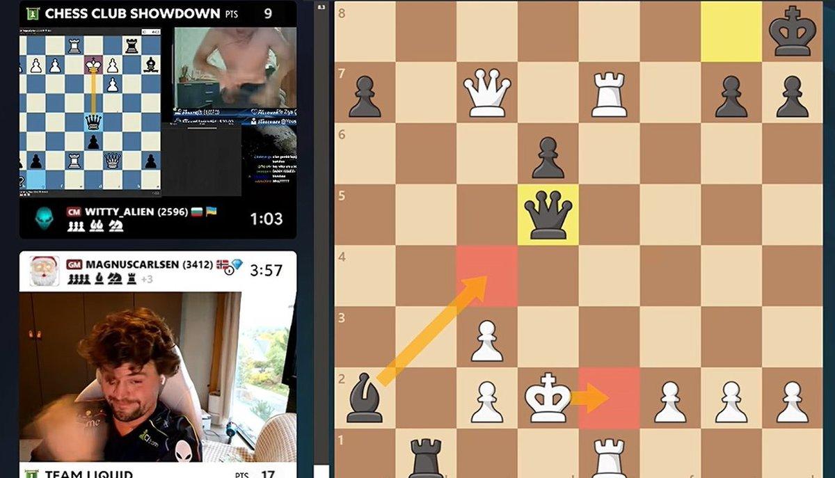 Scacchi, batte il campione Carlsen e impazzisce: si toglie i pantaloni in diretta