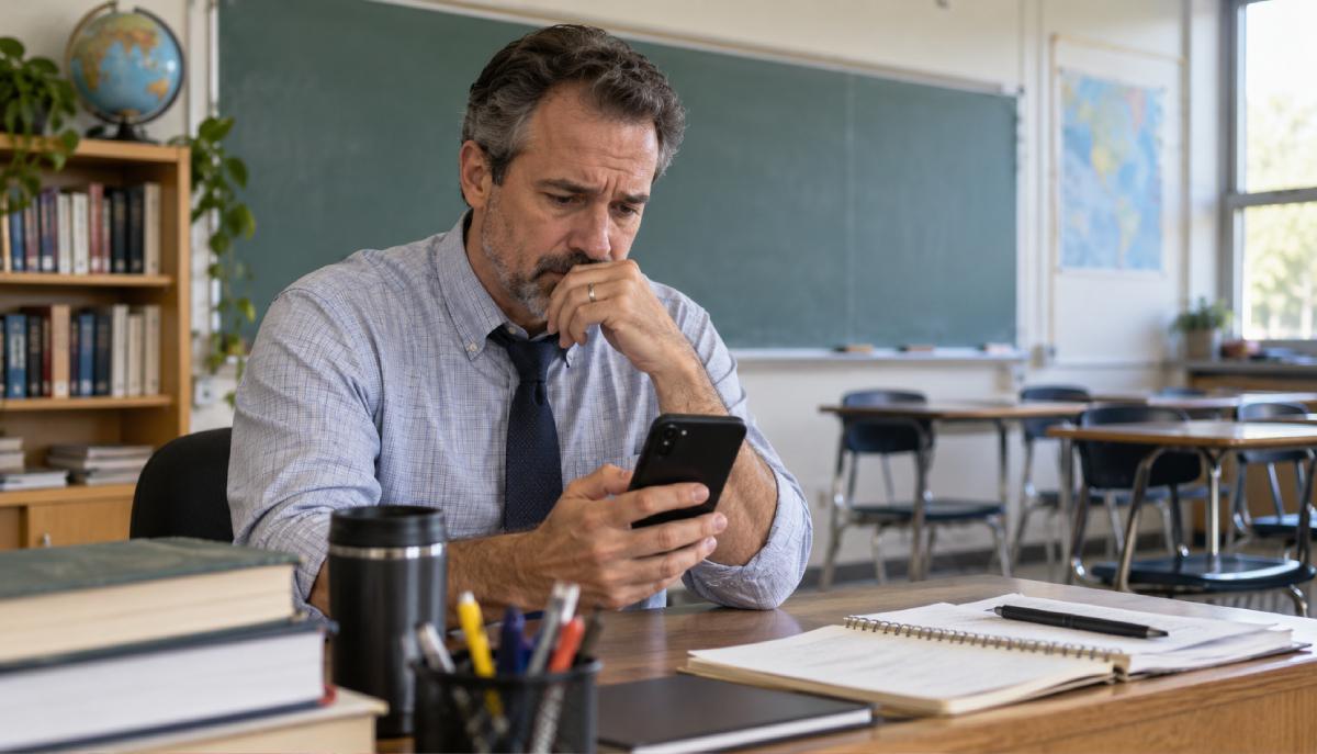 Prof invia per errore una foto intima nella chat della classe: la procura apre un fascicolo
