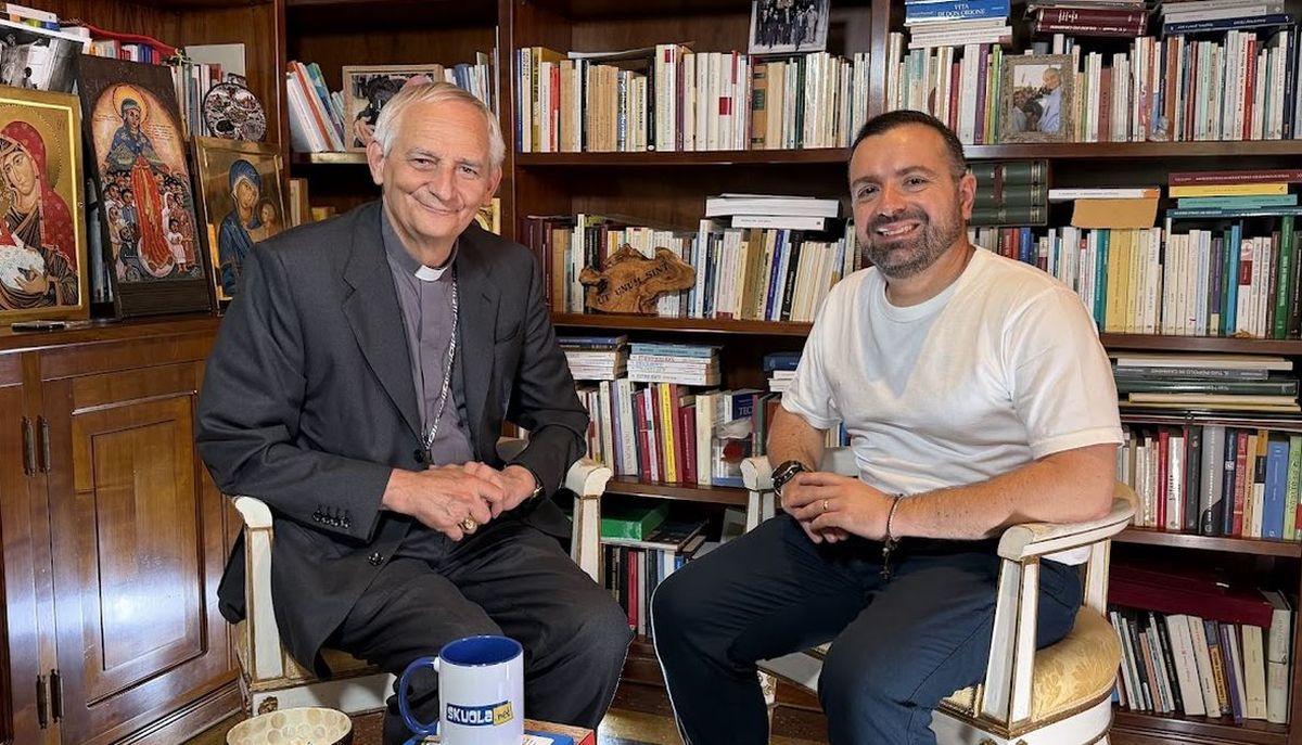 Cardinale Zuppi e Daniele Grassucci
