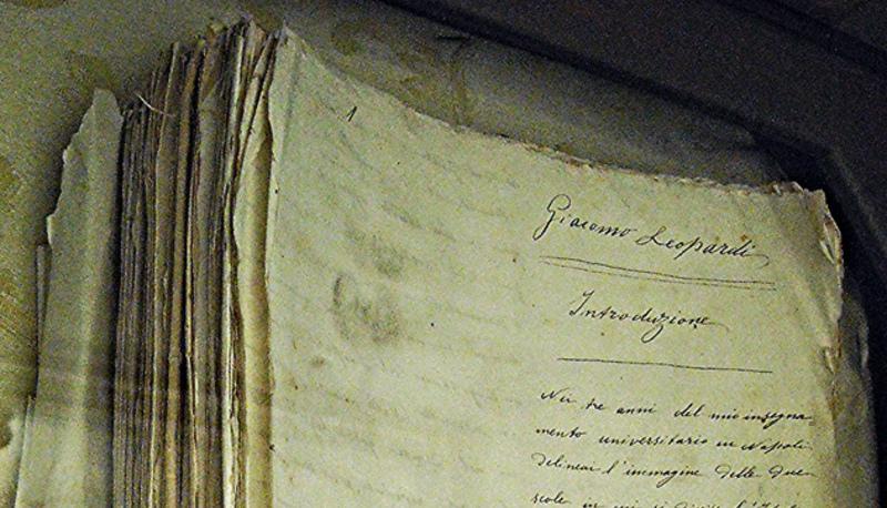 Leopardi, Giacomo - La sera del dì di festa articolo