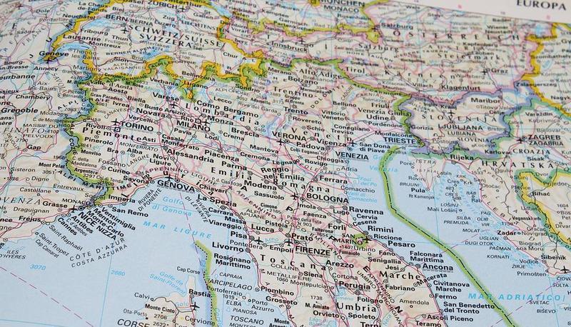 Cartina fisica e politica dell'Italia: differenze e descrizione