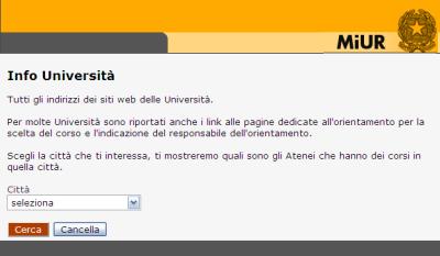 Università sul web articolo