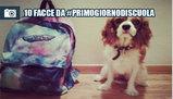 Ritorno a scuola: 10 facce da #primogiornodiscuola
